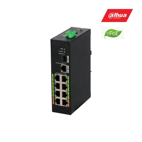 ePoE switch 100Mbps 8portu+1G uplink