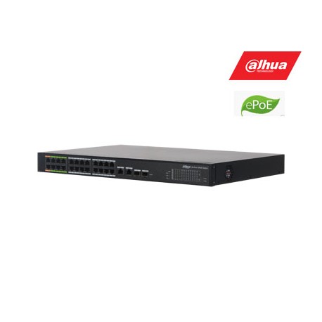 ePoE switch 100Mbps 24+2G uplink