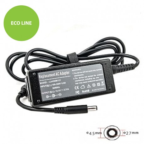 Laptop Power Adapter DELL 45W:19.5V, 2.31A