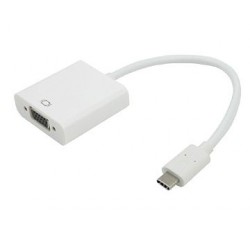 Adapter USB-C - VGA, 15cm