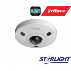 FishEye 360° 4K IP kam.12MP(4000x3000) STARLIGHT STARVIS sensor. 25fps, H.265, IR, IP67, IK10, PoE