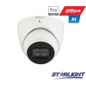 IP kamera 5M 2K kupol. STARLIGHT su LXIR iki 50m, 5MP(2592x1944) 20fps,2.8mm,102laip, H.265+, ePoE