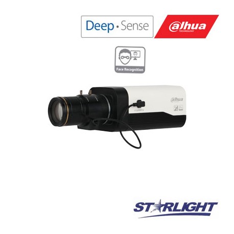 Veido atpažinimo AI IP kam. STARLIGHT 2MP BOX tipo, 1/1.9" 50fps, WDR, AWB / AGC/ H.265