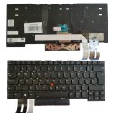 Klaviatūra Lenovo ThinkPad T490s, T495s, UK, su pašvietimu