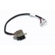 Power jack with cable, HP DV6-6000