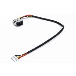 Power jack with cable, HP DV6 Series