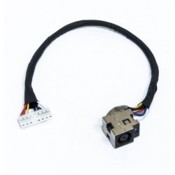 Power jack with cable, HP G62, COMPAQ CQ62