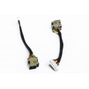 Power jack with cable, HP Compaq CQ50, CQ60, G50, G60