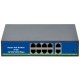 PoE switch 8ch 100Mbps +2G uplink