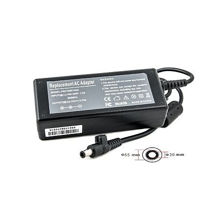 Laptop Power Adapter SAMSUNG 60W: 16V, 3.75A