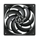 ARCTIC P12 SLIM with PWM PST Pressure-Optimised Fan, 4-pin, 120mm, Black