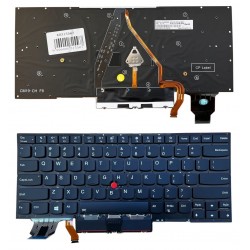 Klaviatūra LENOVO X1 Carbon Gen 7, su pašvietimu, su trackpoint, US