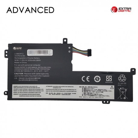 Notebook Battery LENOVO L18M3PF2, 3250mAh, Extra Digital Advanced