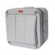 Weatherproof Switch, 3 Gang, IP66, EU